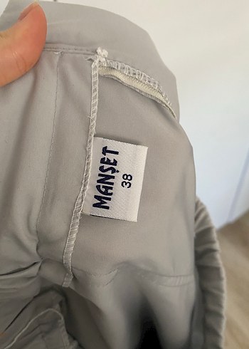 38 Beden Gri Uzun Salaş Etek