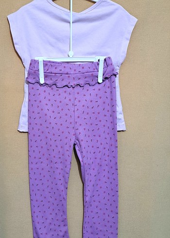 Kız Bebek Kısa Kollu Bağlamalı Takım 2 - Görsel 2