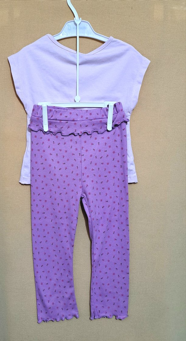 Kız Bebek Kısa Kollu Bağlamalı Takım 2 - Görsel 2