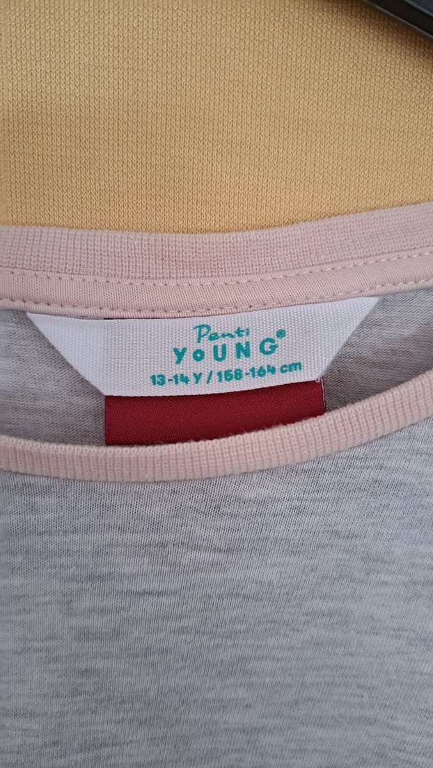 Kız çocuk Gri Uzun Kollu Baskılı Sweatshirt - Görsel 3