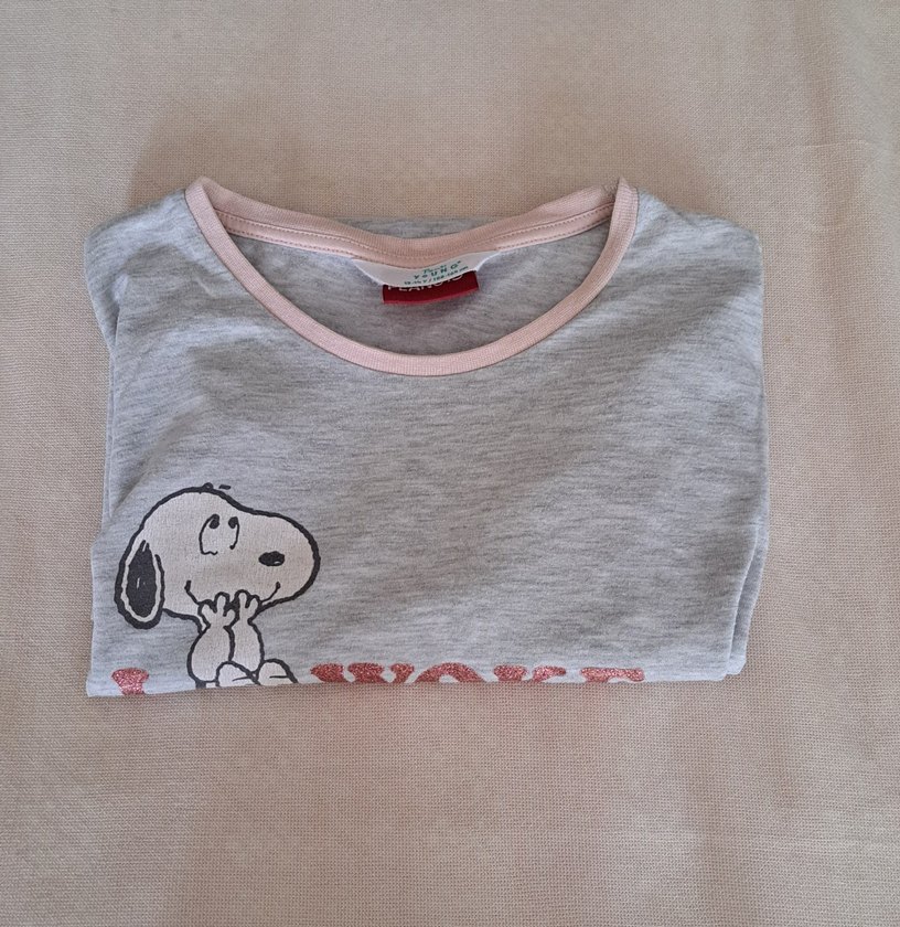 Kız çocuk Gri Uzun Kollu Baskılı Sweatshirt - Görsel 2