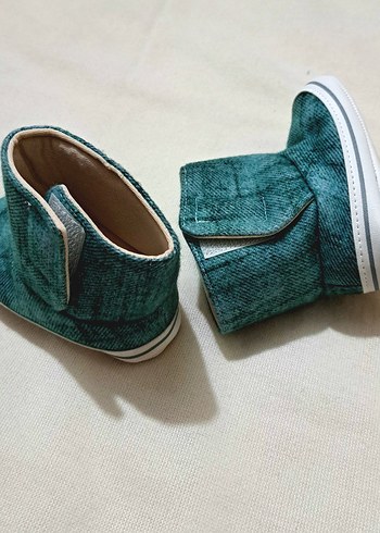 Papulin Turkuaz Erkek Bebek patik - Görsel 5