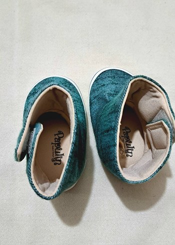 Papulin Turkuaz Erkek Bebek patik - Görsel 4