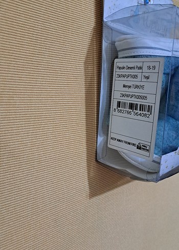 Papulin Turkuaz Erkek Bebek patik - Görsel 2