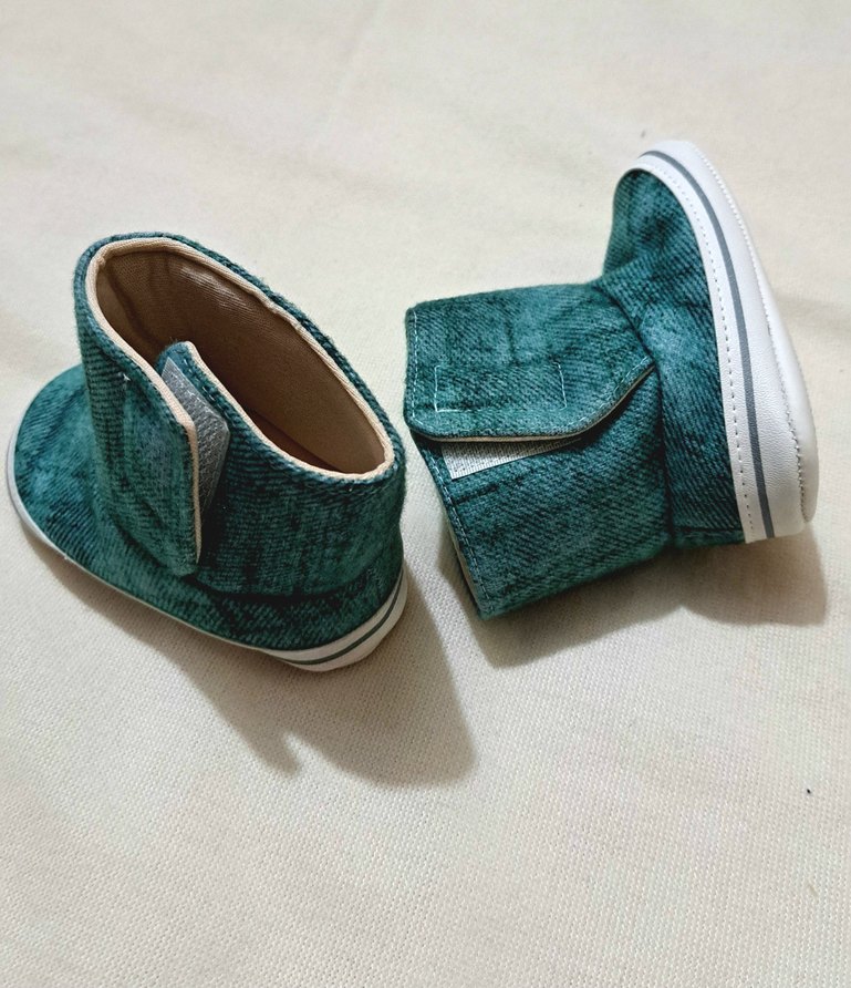 Papulin Turkuaz Erkek Bebek patik - Görsel 5