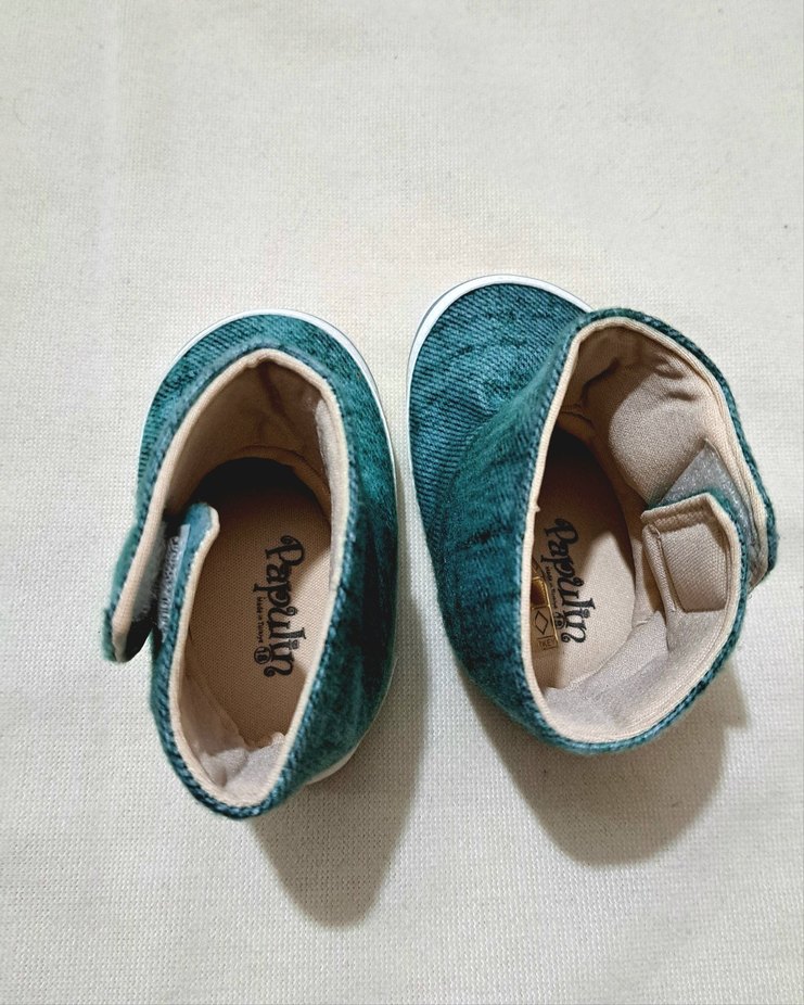 Papulin Turkuaz Erkek Bebek patik - Görsel 4
