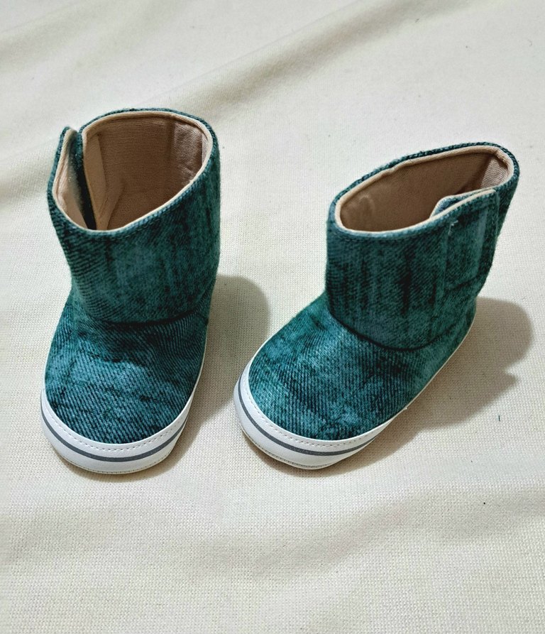 Papulin Turkuaz Erkek Bebek patik - Görsel 3