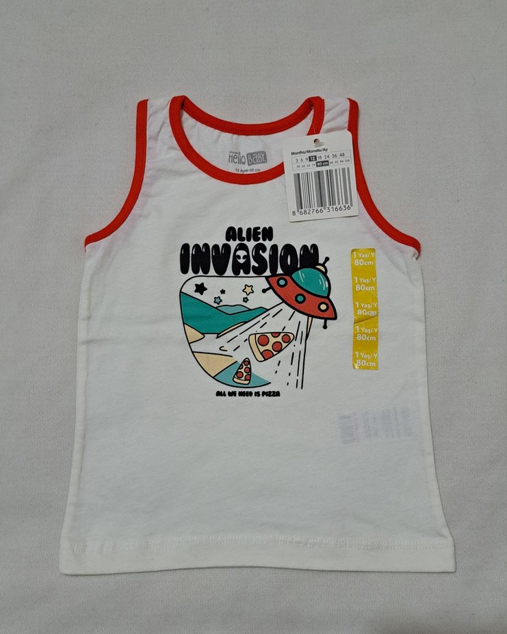 Erkek Çocuk tişörtü ve zıbın - Görsel 5