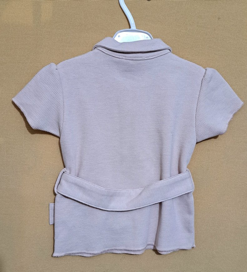 LUESS Kız Çocuk Kısa Kollu Polo Tişört - Görsel 2