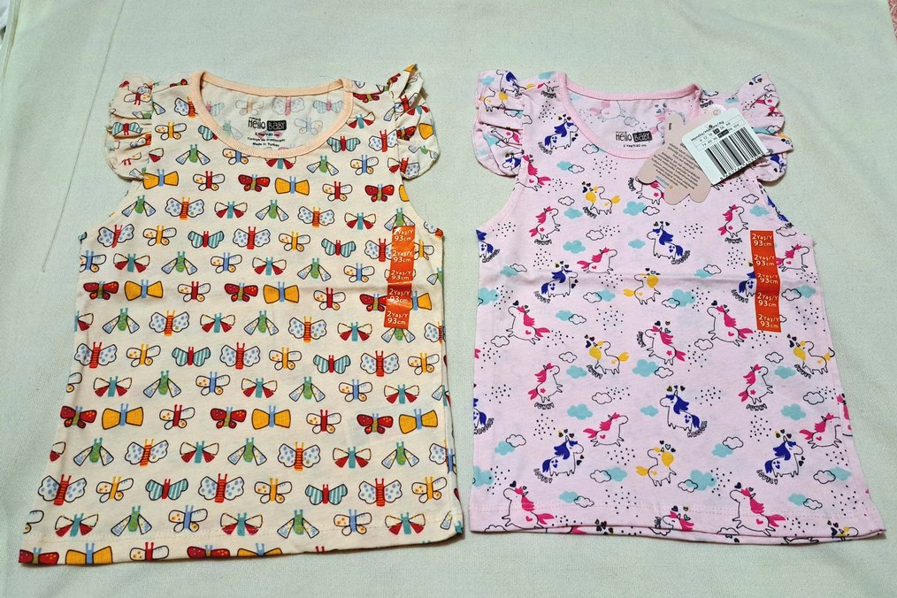 Kız Çocuk Atlet T-shirt 3 Adet. - Görsel 2