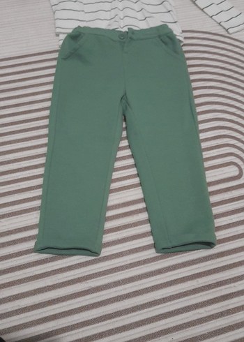 LC Waikiki Uzun Kollu Bebek Erkek Takımı Yeşil Pantolon