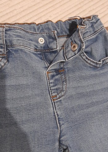 4 Yaş Beden Erkek Çocuk Gri Mavi Regular Fit Kot Pantolon