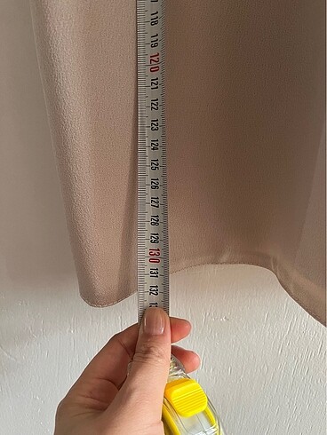 36 Beden ten rengi Renk Saten elbise