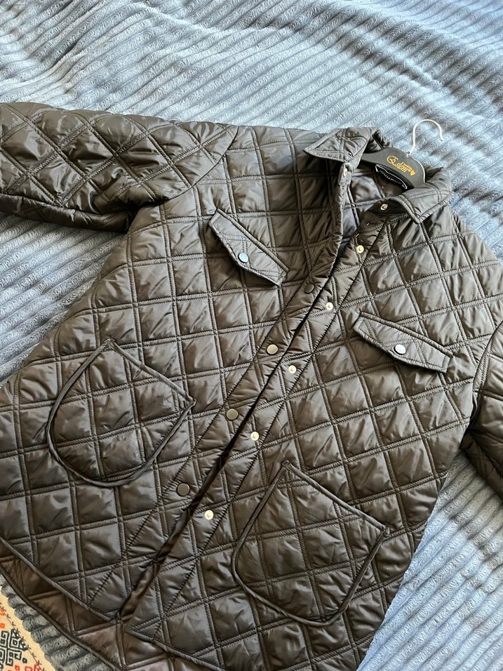 Düğmeli Siyah Kadın Midi Mont - Görsel 2