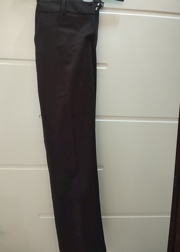 Siyah Kadın Ofis Kumaş Pantolon - Görsel 5