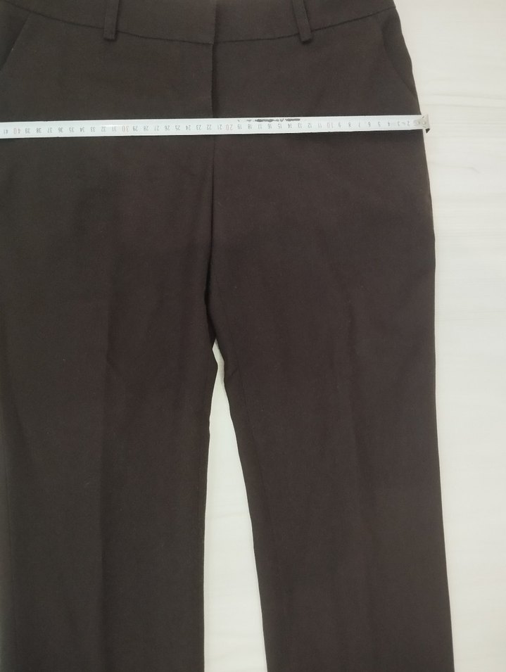 Siyah Kadın Ofis Kumaş Pantolon - Görsel 3