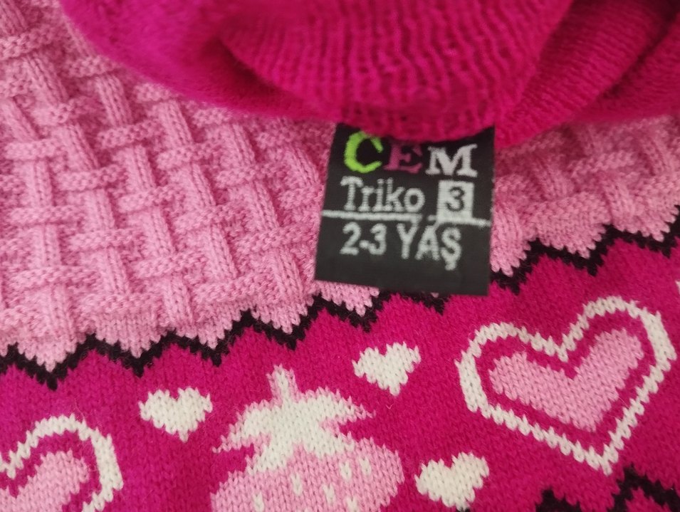 Kız Çocuk Triko Kazak - Görsel 3