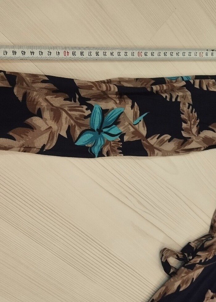 Satten Bayan Uzun Elbise - Görsel 5