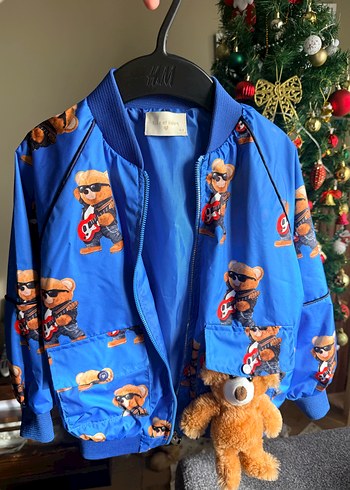 Peluş Ayı Figürlü Mevsimlik mont - Görsel 3