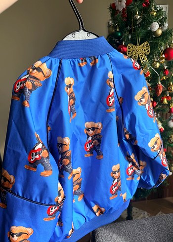 Peluş Ayı Figürlü Mevsimlik mont - Görsel 2