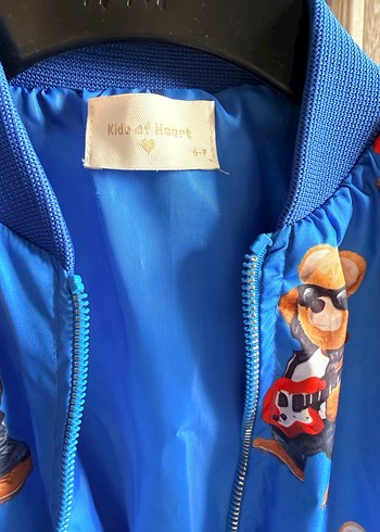 Peluş Ayı Figürlü Mevsimlik mont - Görsel 4