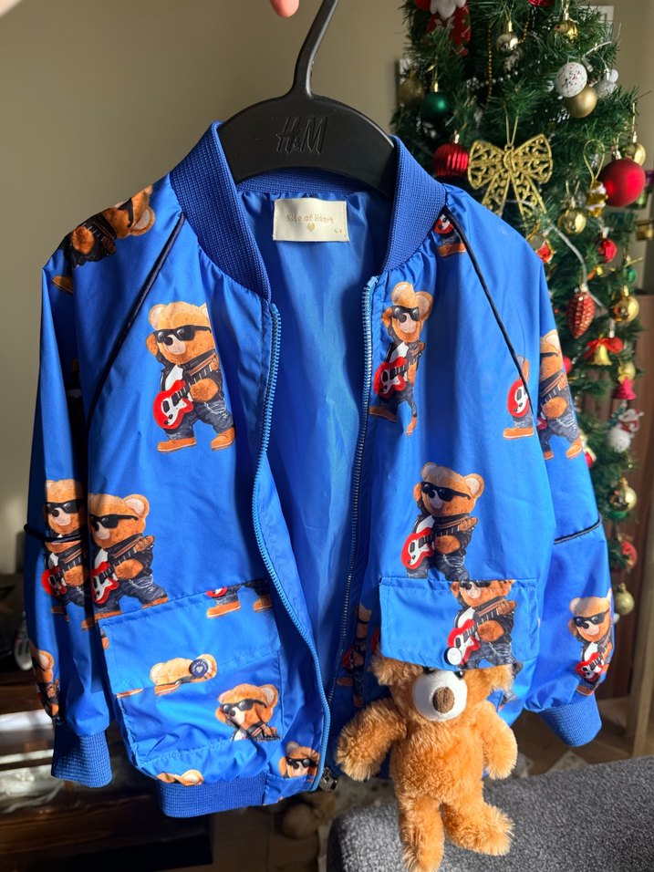 Peluş Ayı Figürlü Mevsimlik mont - Görsel 3