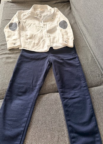 Düğmeli Beyaz Erkek Gömlek - Görsel 3