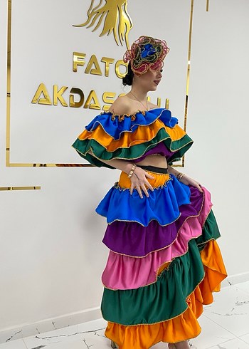 Rengarenk Roman Kostümü - Görsel 2