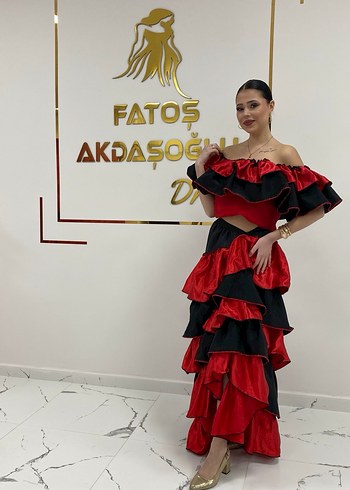 Kırmızı Siyah Roman Kıyafeti s - Görsel 2