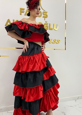 Kırmızı Siyah Roman Kıyafeti s - Görsel 5