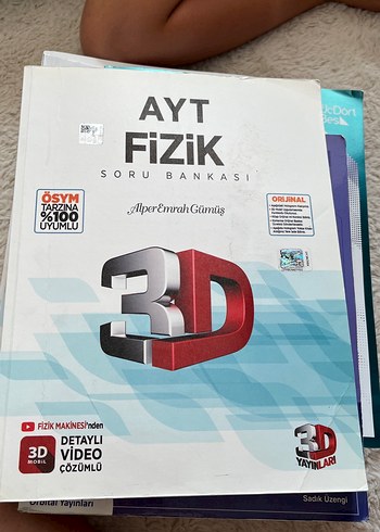 3D AYT Fizik Soru Bankası - Detaylı Video Çözümlü