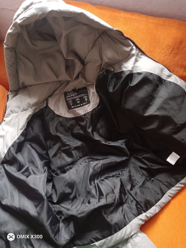 Gri Kadın Kışlık Suni Kürklü Mont - Görsel 4