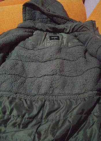 Gri Kapüşonlu Erkek Mont - Görsel 2