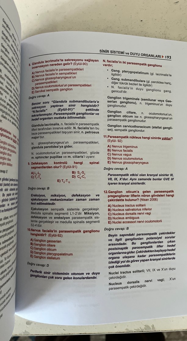 Tüm TUS Soruları Anatomi - Görsel 2