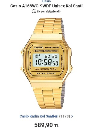 Orjinal casio gold 