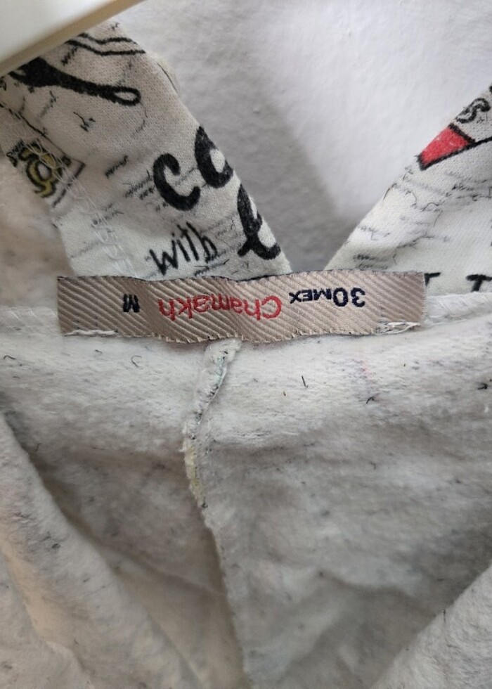 Çok renkli crop kapsonlu m beden - Görsel 3