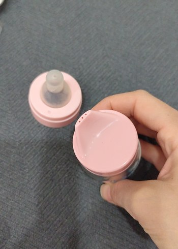 Pembe Pastel Bebek Biberonu - Görsel 5