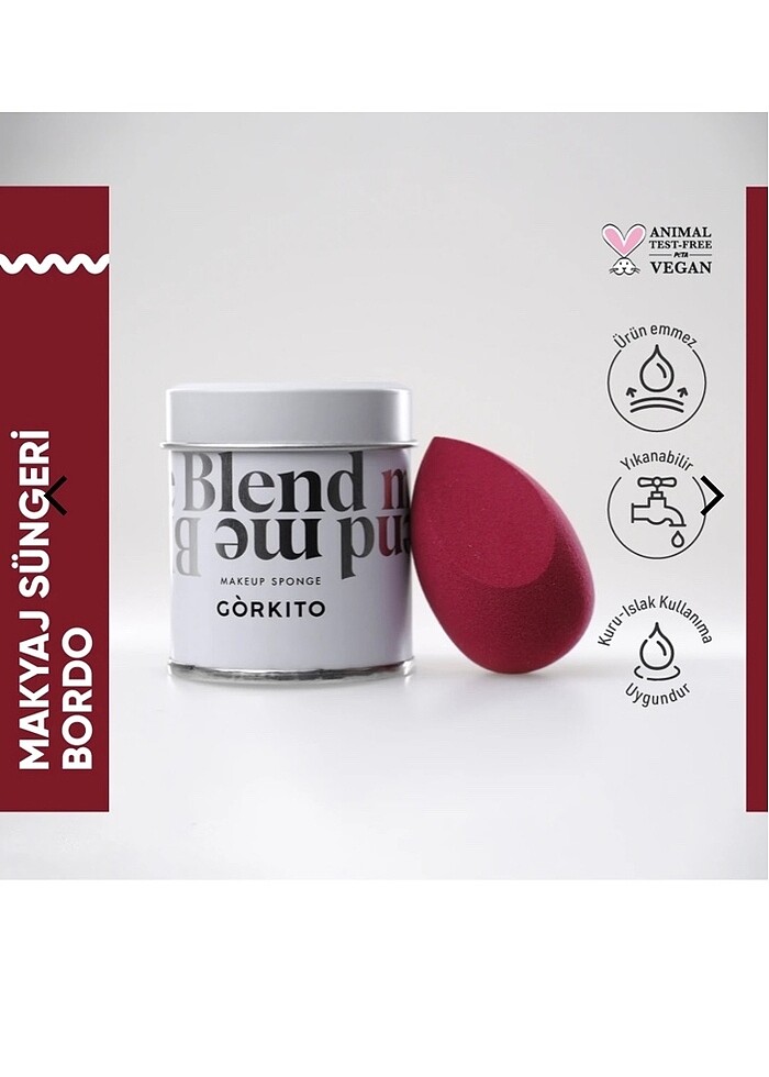 Görkito Makyaj Süngeri - Görsel 2