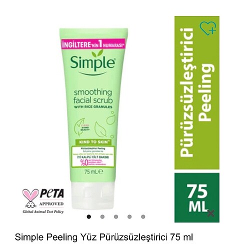 Simple - Yüz Pürüzsüzleştirici Peeling