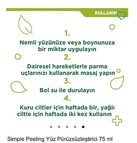  Beden Simple - Yüz Pürüzsüzleştirici Peeling