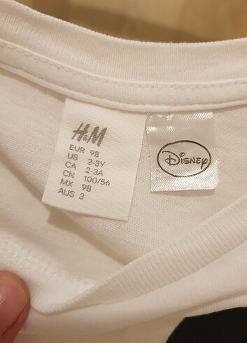 24-36 Ay Beden H&M Disney Mickey t-shirt 