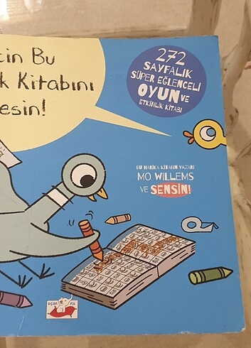 Guvercin bu etkinlik kitabini bitirmesin 