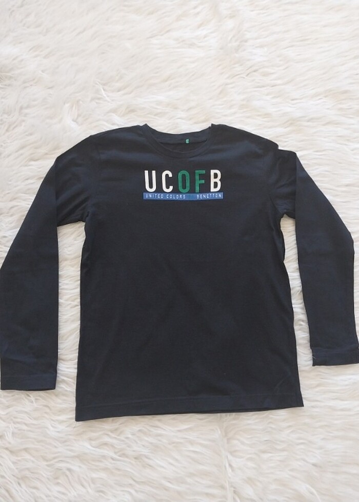United Colors of Benetton T-shirt Siyah — görsel 4/5