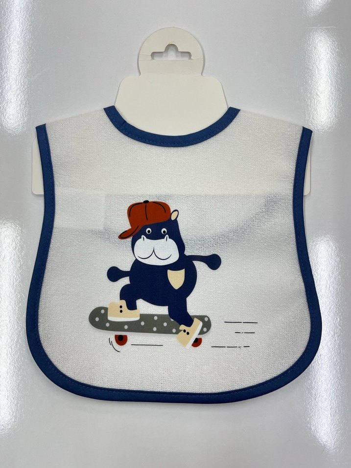 Pembe Baskılı Bebek Önlüğü - Görsel 4