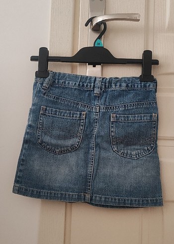 Kız Çocuk Denim Mini Etek - Görsel 3