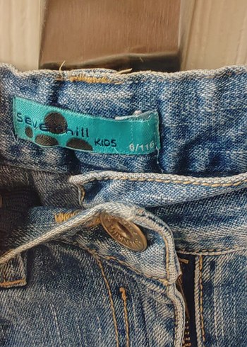 Kız Çocuk Denim Mini Etek - Görsel 4