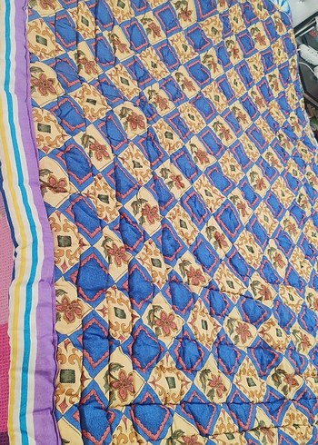 Çeyizlik %100 organik çift kişilik yün yorgan - Görsel 7