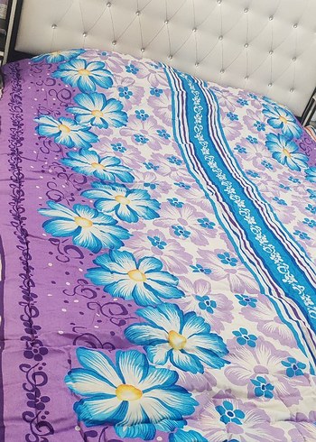 Çeyizlik %100 organik çift kişilik yün yorgan - Görsel 2