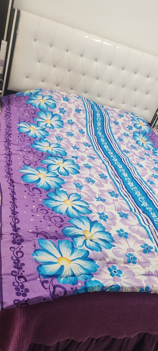 Çeyizlik %100 organik çift kişilik yün yorgan - Görsel 2