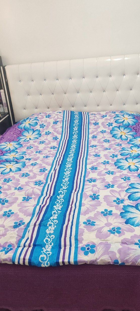 Çeyizlik %100 organik çift kişilik yün yorgan - Görsel 4